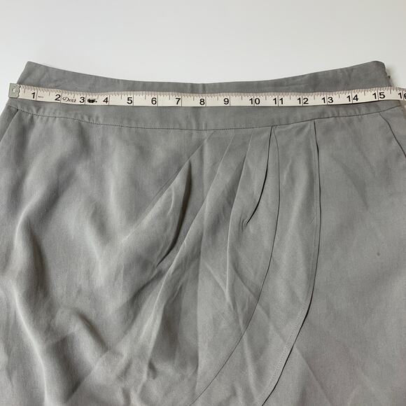 ANN TAYLOR LOFT Pastel Blue Mini Skirt Size 4P - Picture 8 of 9